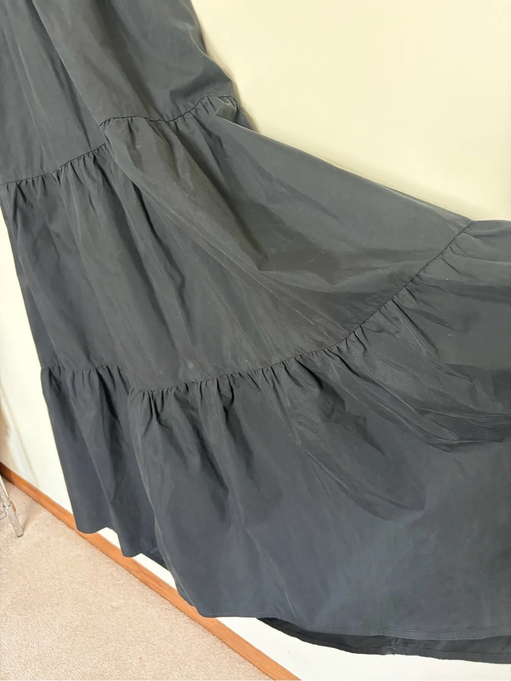 GAP Black Halter Tiered Maxi Dress - Picture 3 of 6